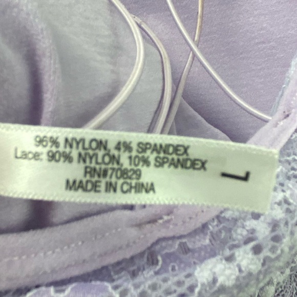 True by Rue 21 Lilac Purple Stretch Lace Bralette Spaghetti Straps - Picture 5 of 12